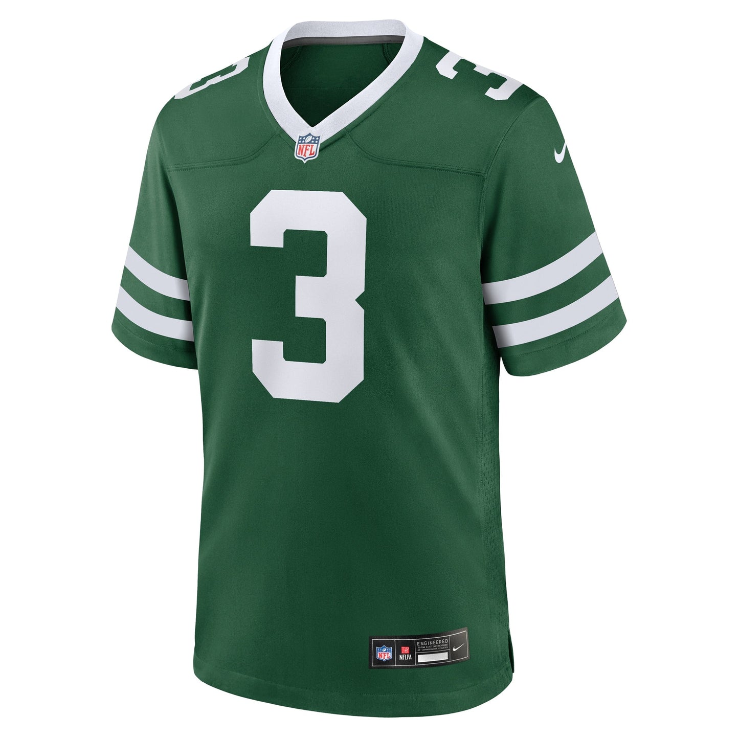 Jordan Travis New York Jets Team Game Jersey - Legacy Green football jersey product view 2