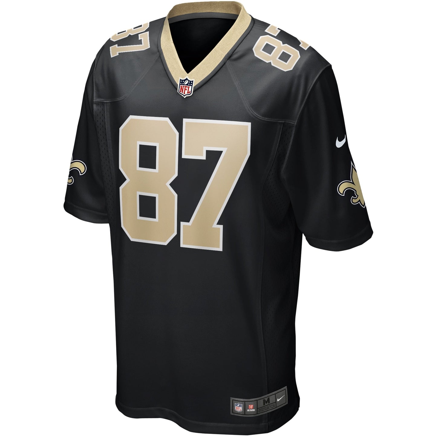 Joe Horn New Orleans Saints Game Retired Jersey - Black football jersey product view 2