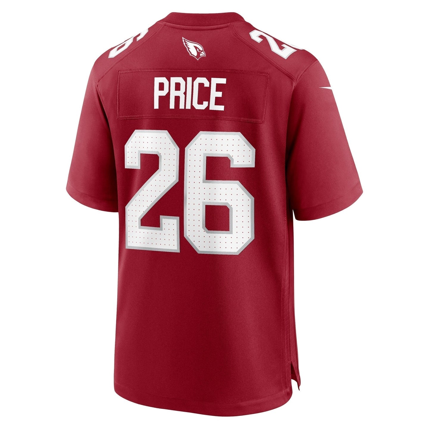 Bobby Price Arizona Cardinals Team Game Jersey - Cardinal football jersey product view 3