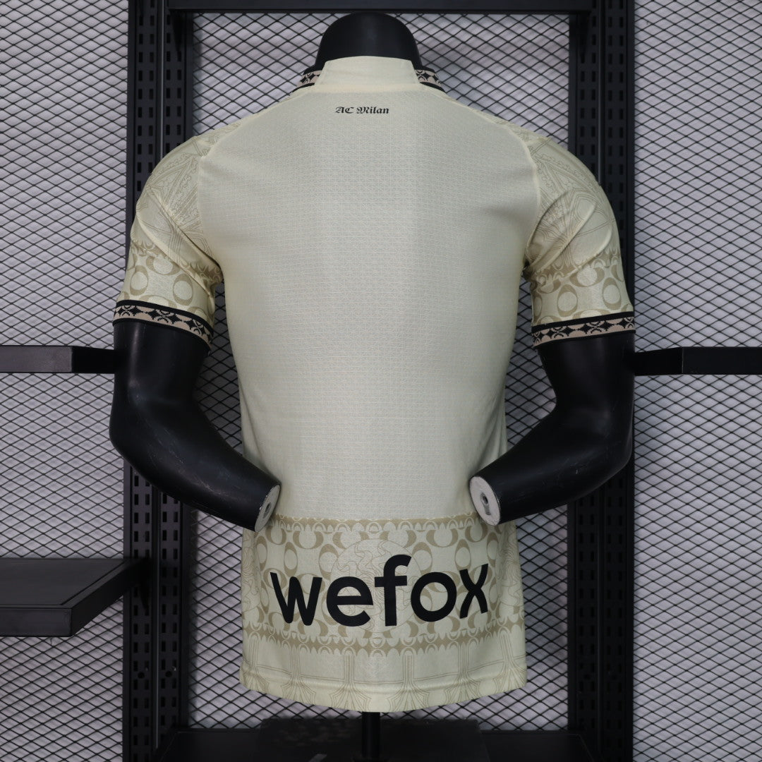 24-25AC Milan co-branded off-white player version jersey sports jersey product view 1