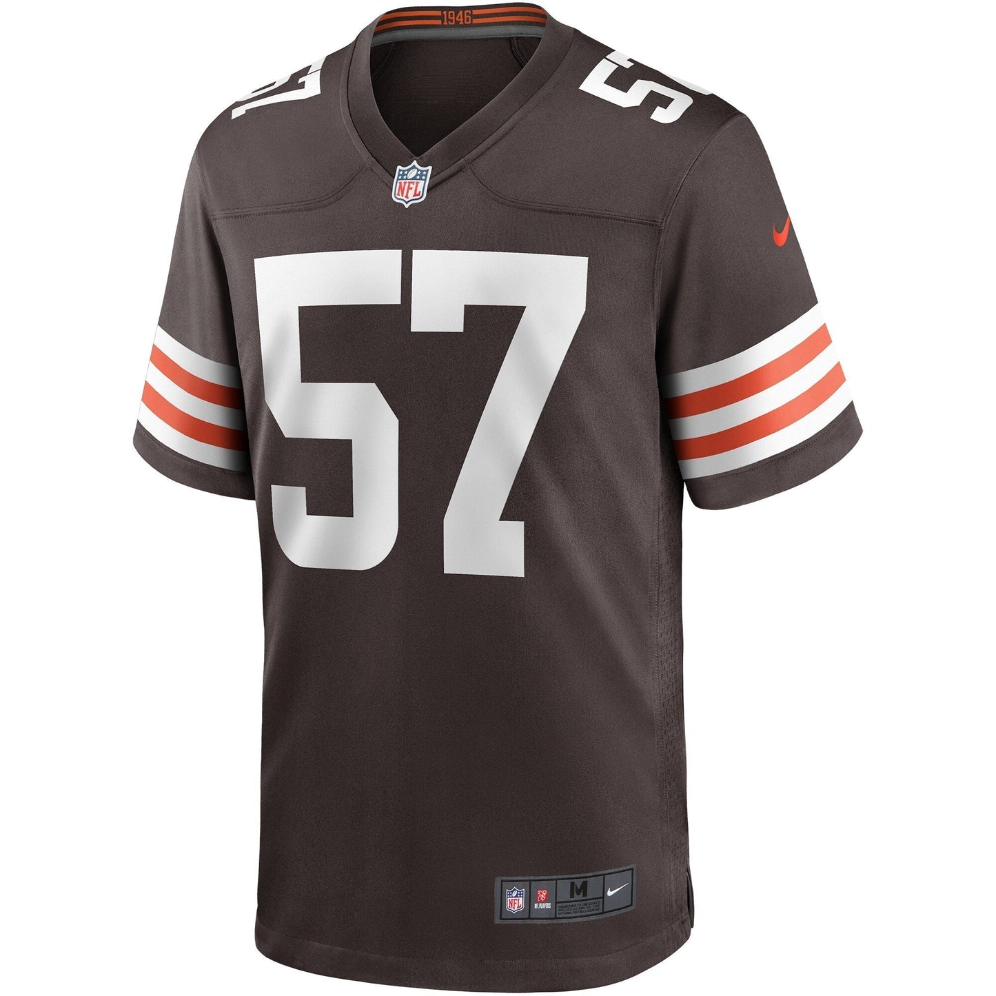 Clay Matthews Cleveland Browns Game Retired Jersey - Brown football jersey product view 2