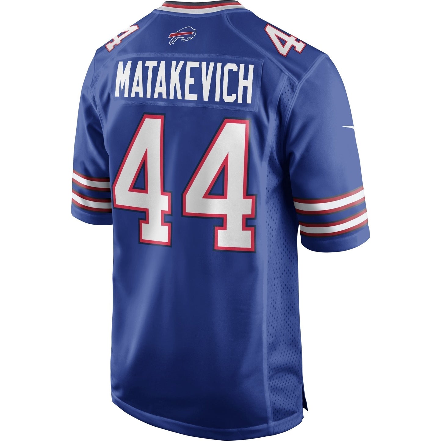 Tyler Matakevich Buffalo Bills Game Jersey - Royal football jersey product view 3
