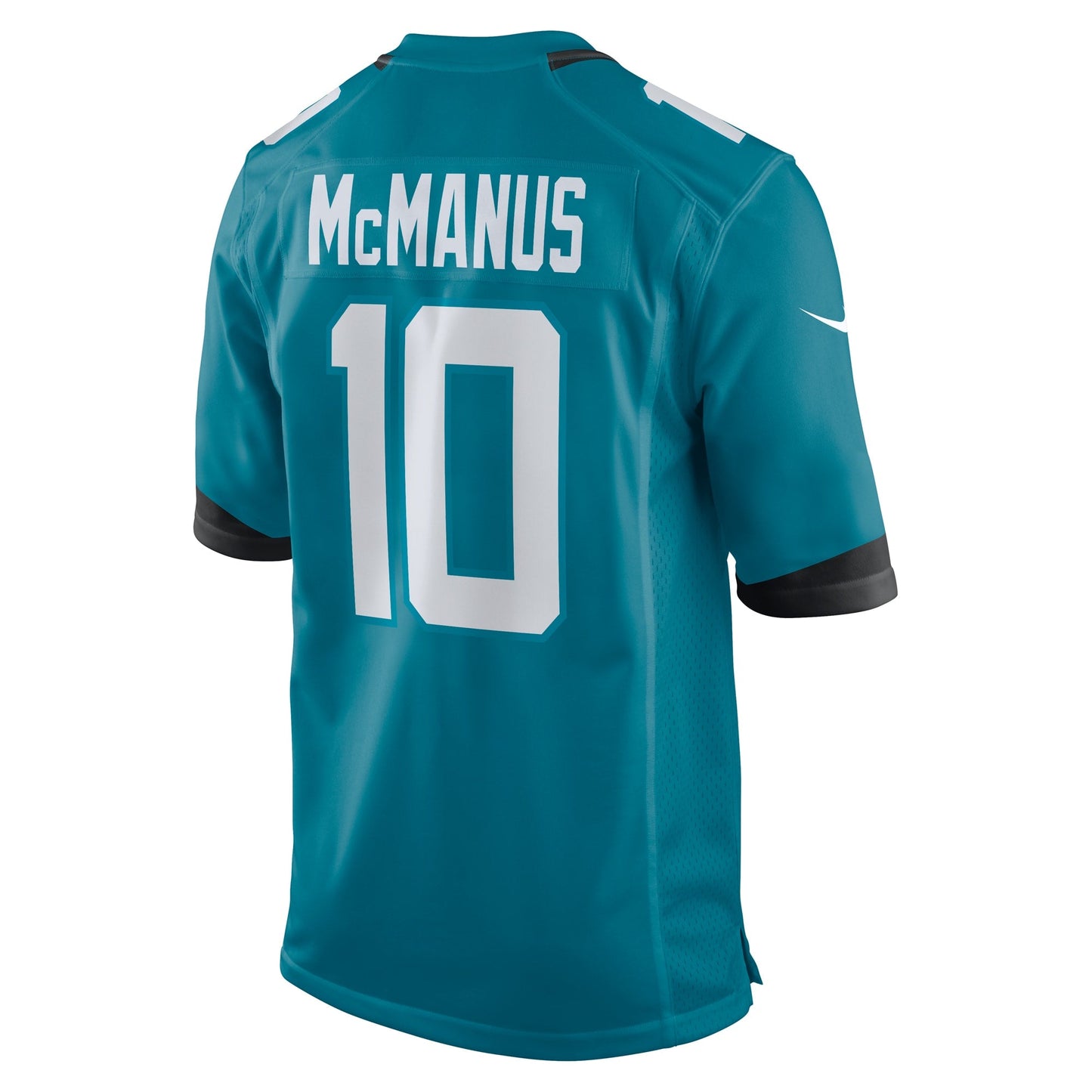 Brandon McManus Jacksonville Jaguars Team Game Jersey - Teal football jersey product view 3