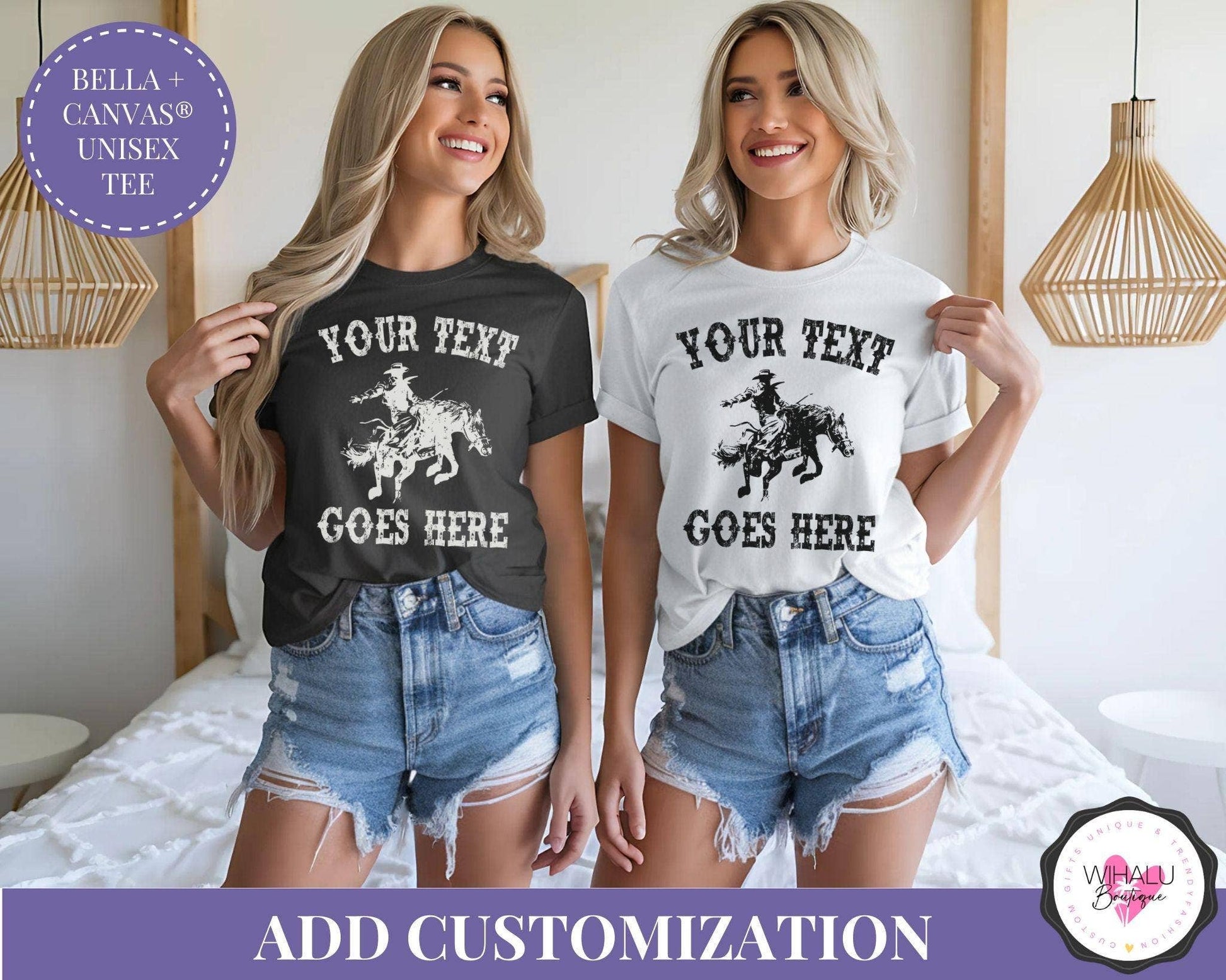 Custom Cowgirl Country Concert Outfit Horse Western Rodeo Unisex T-shirt, Sweatshirt, Hoodie, Long Sleeve Tee - T-Shirt, Sweatshirt, Hoodie