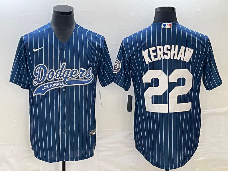 Men's Los Angeles Dodgers Clayton Kershaw Blue Player Jersey Joint Edition baseball jersey product view 1