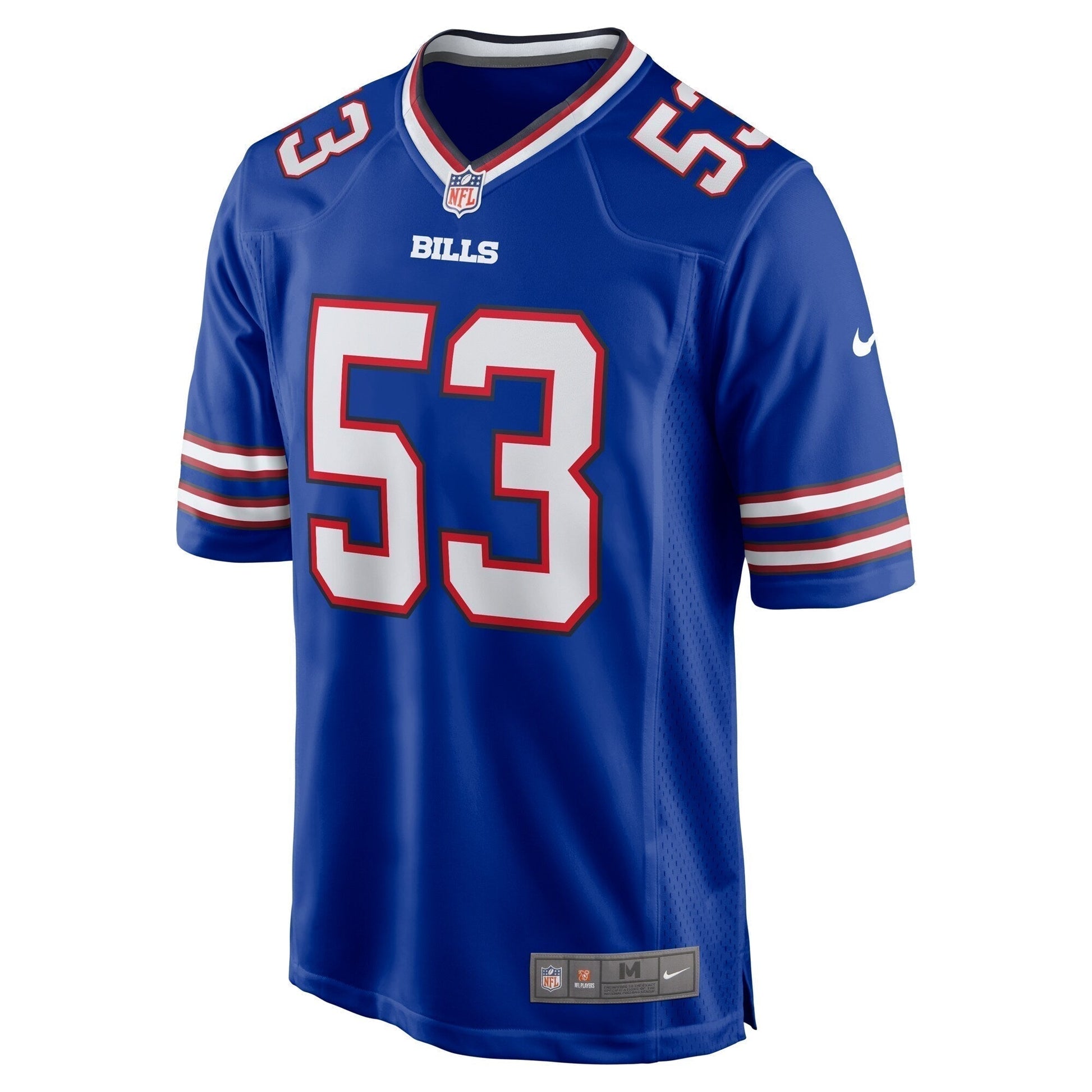 Branson Deen Buffalo Bills Game Jersey - Royal football jersey product view 2