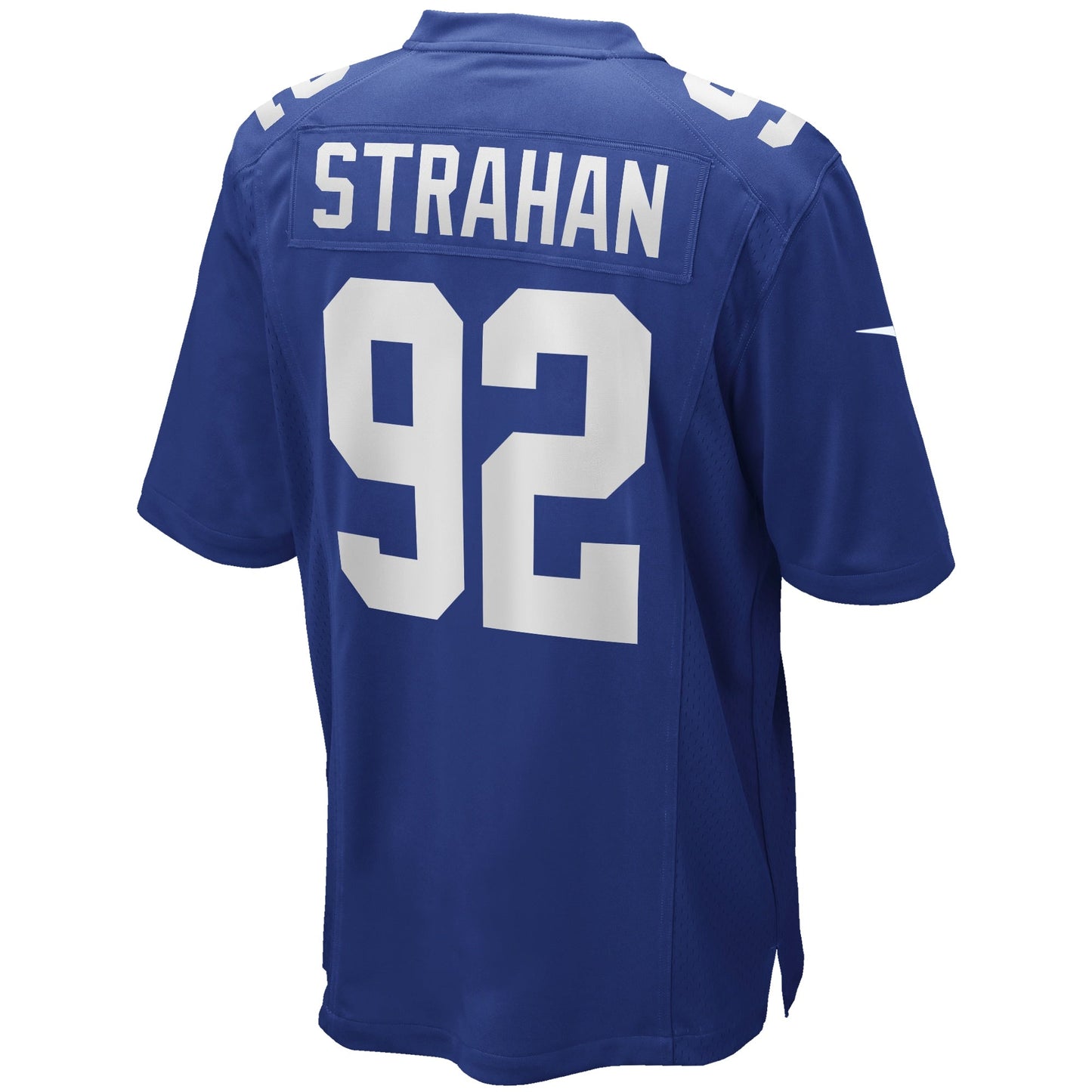 Michael Strahan New York Giants Game Retired Jersey - Royal football jersey product view 3