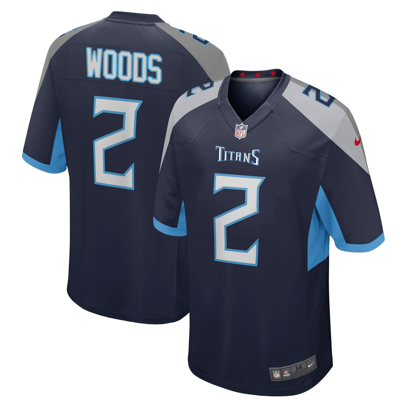 Robert Woods Tennessee Titans Jersey football jersey product view 1