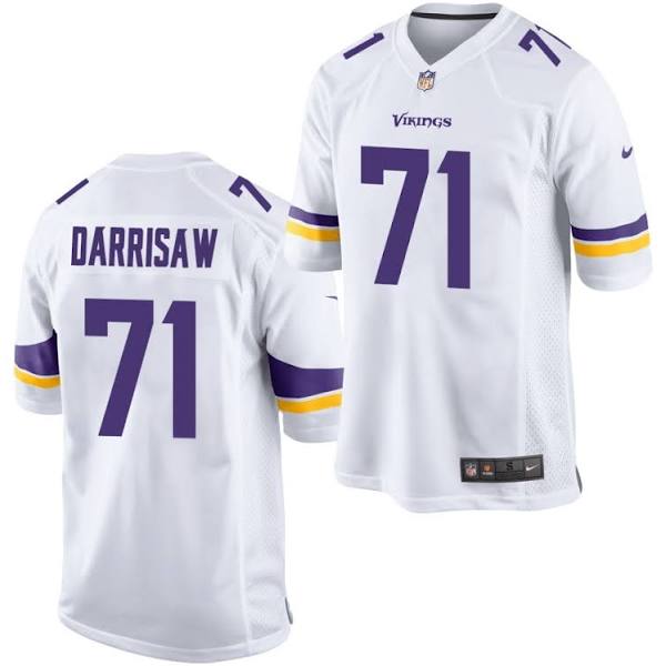Christian Darrisaw Minnesota Vikings Jersey football jersey product view 1
