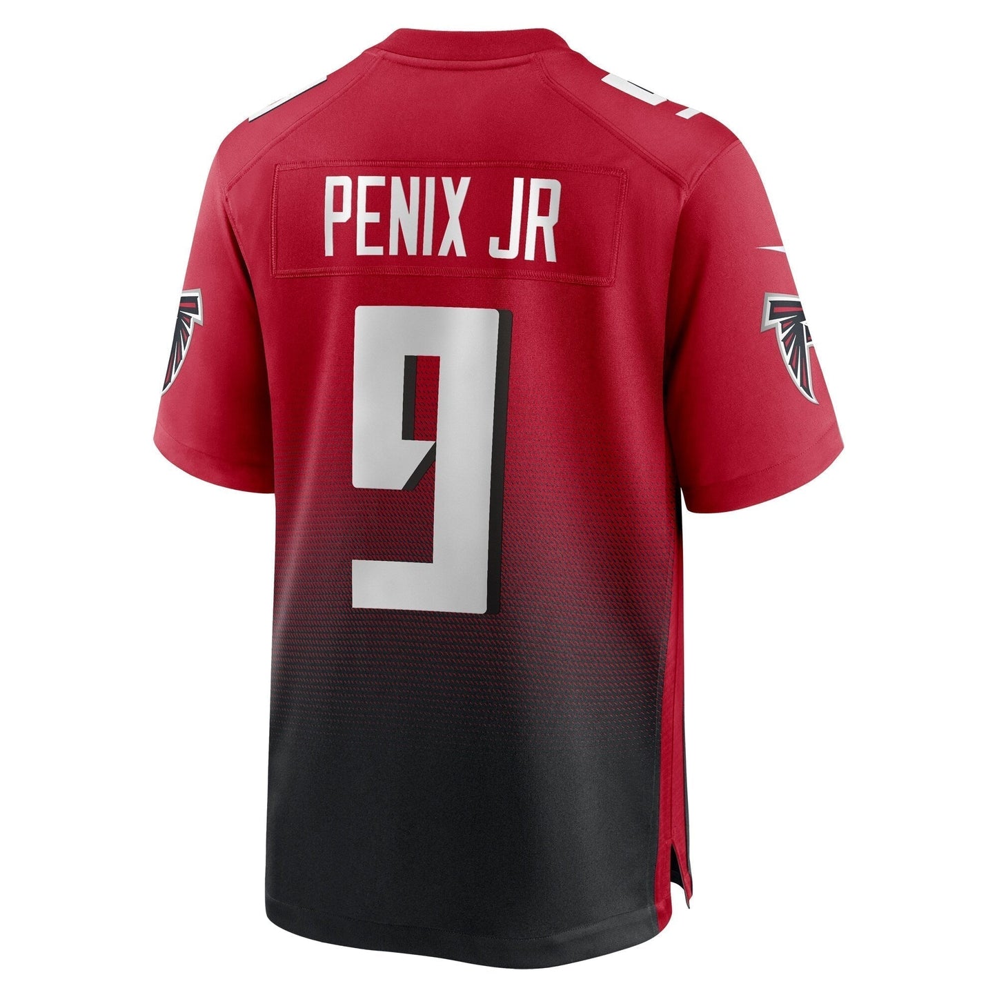 Michael Penix Jr. Atlanta Falcons Alternate Game Jersey - Red football jersey product view 3