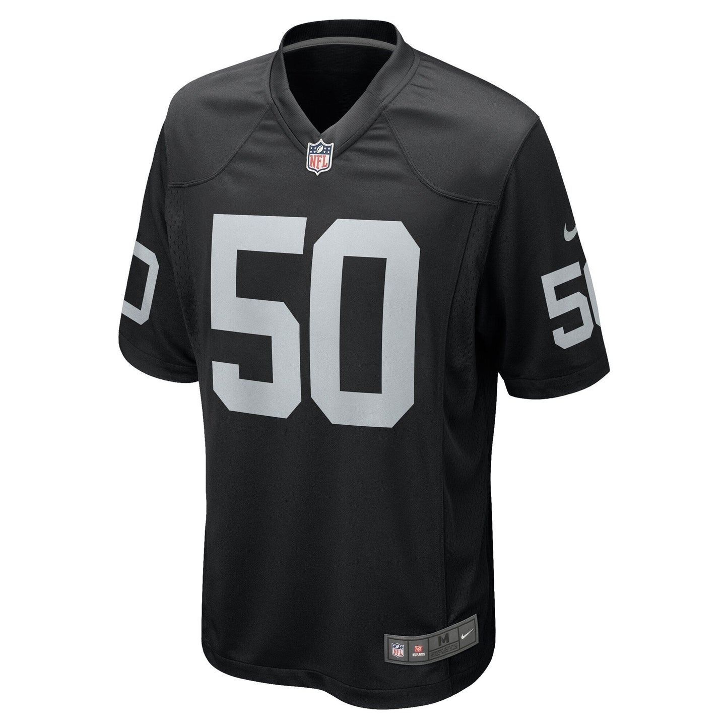 Jacob Bobenmoyer Las Vegas Raiders Game Jersey - Black football jersey product view 2