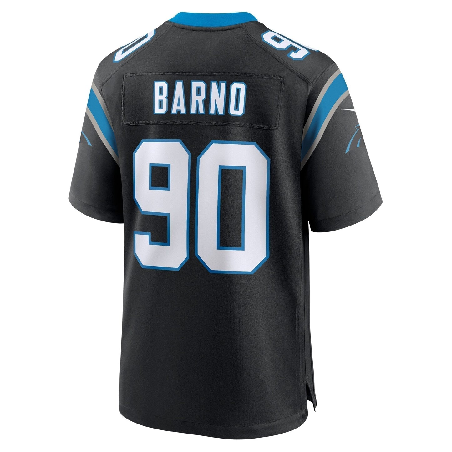 Amare Barno Carolina Panthers Team Game Jersey - Black football jersey product view 3