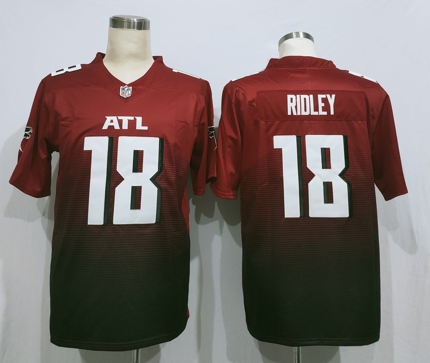 Men's Atlanta Falcons Calvin Ridley Red 2nd Alternate Game Jersey football jersey product view 1