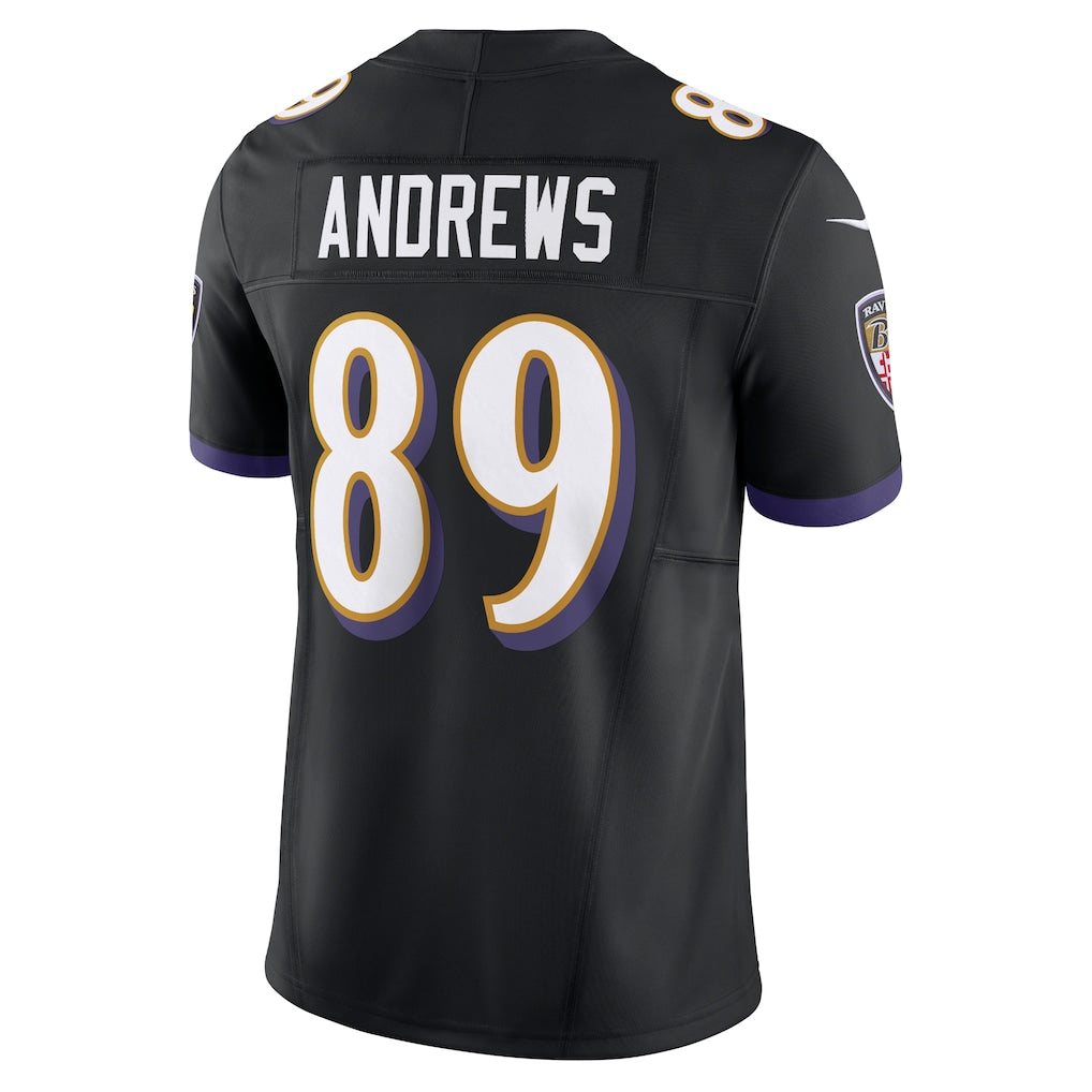 B.Ravens #89 Mark Andrews Black Vapor F.U.S.E. Limited Jersey football jersey product view 1