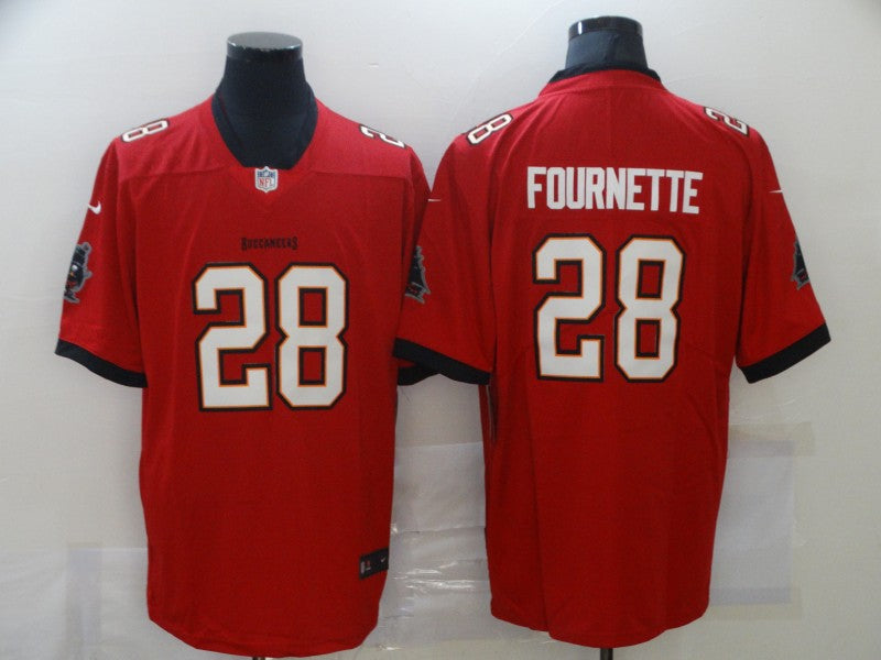 Men's Tampa Bay Buccaneers Leonard Fournette Red Game Jersey football jersey product view 1