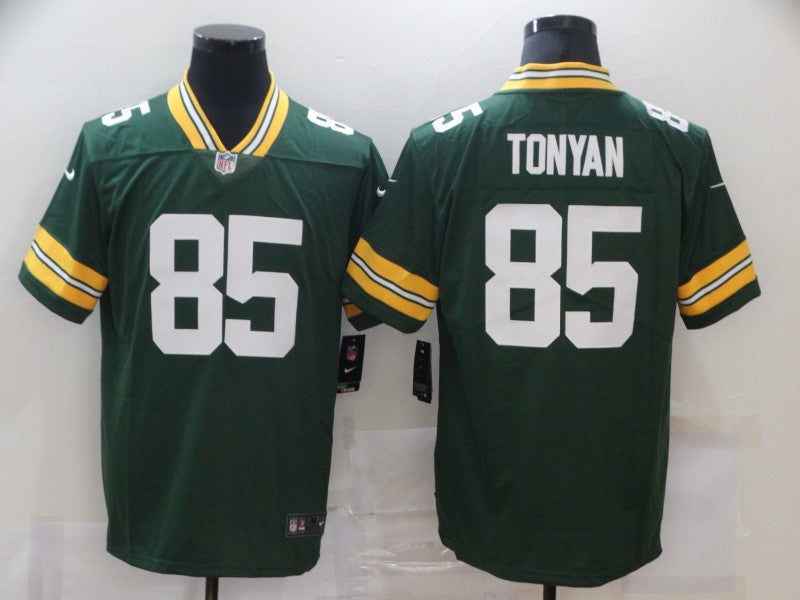 Men's Green Bay Packers Robert Tonyan #85 Green Game Jersey1 football jersey product view 1