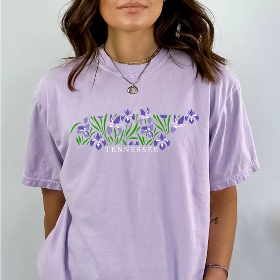Iris Tennessee Premium T-Shirt, Orchid Unisex T-shirt, Sweatshirt, Hoodie, Long Sleeve Tee - T-Shirt, Sweatshirt, Hoodie