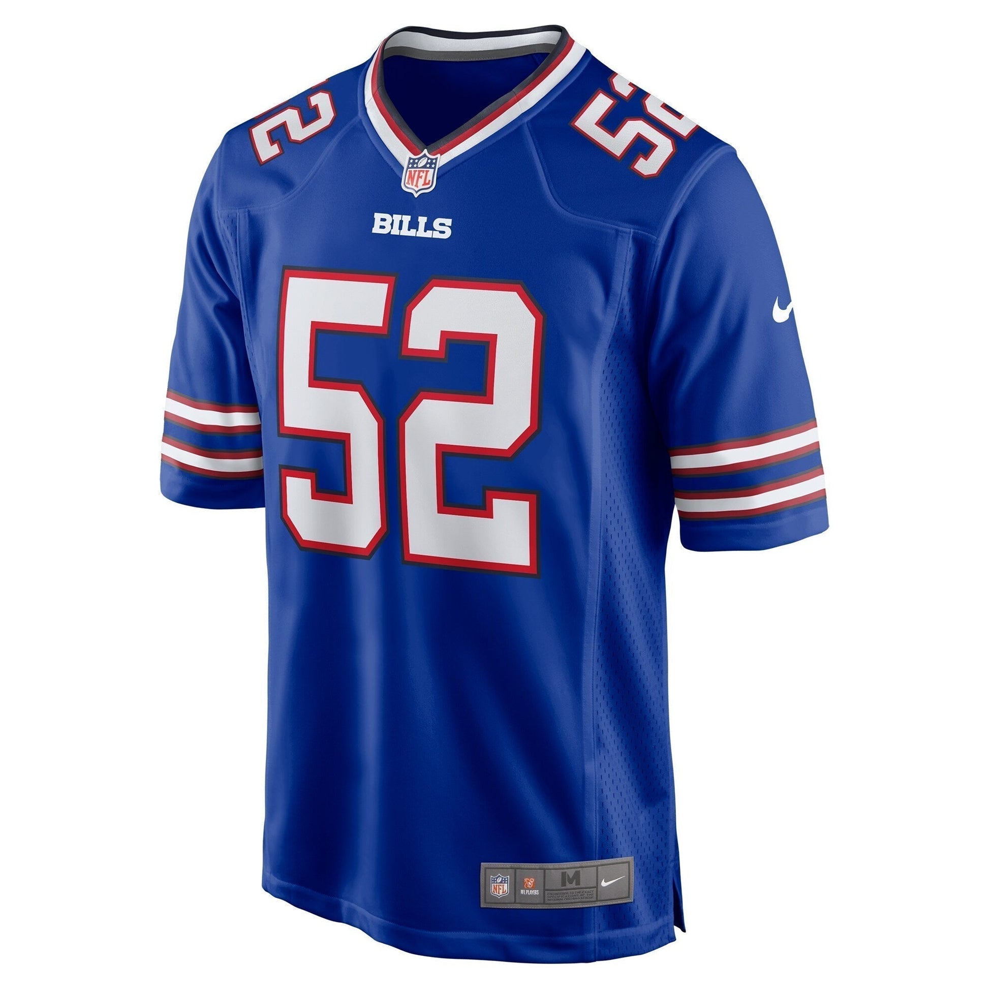 Nicholas Morrow Buffalo Bills Game Jersey - Royal football jersey product view 2