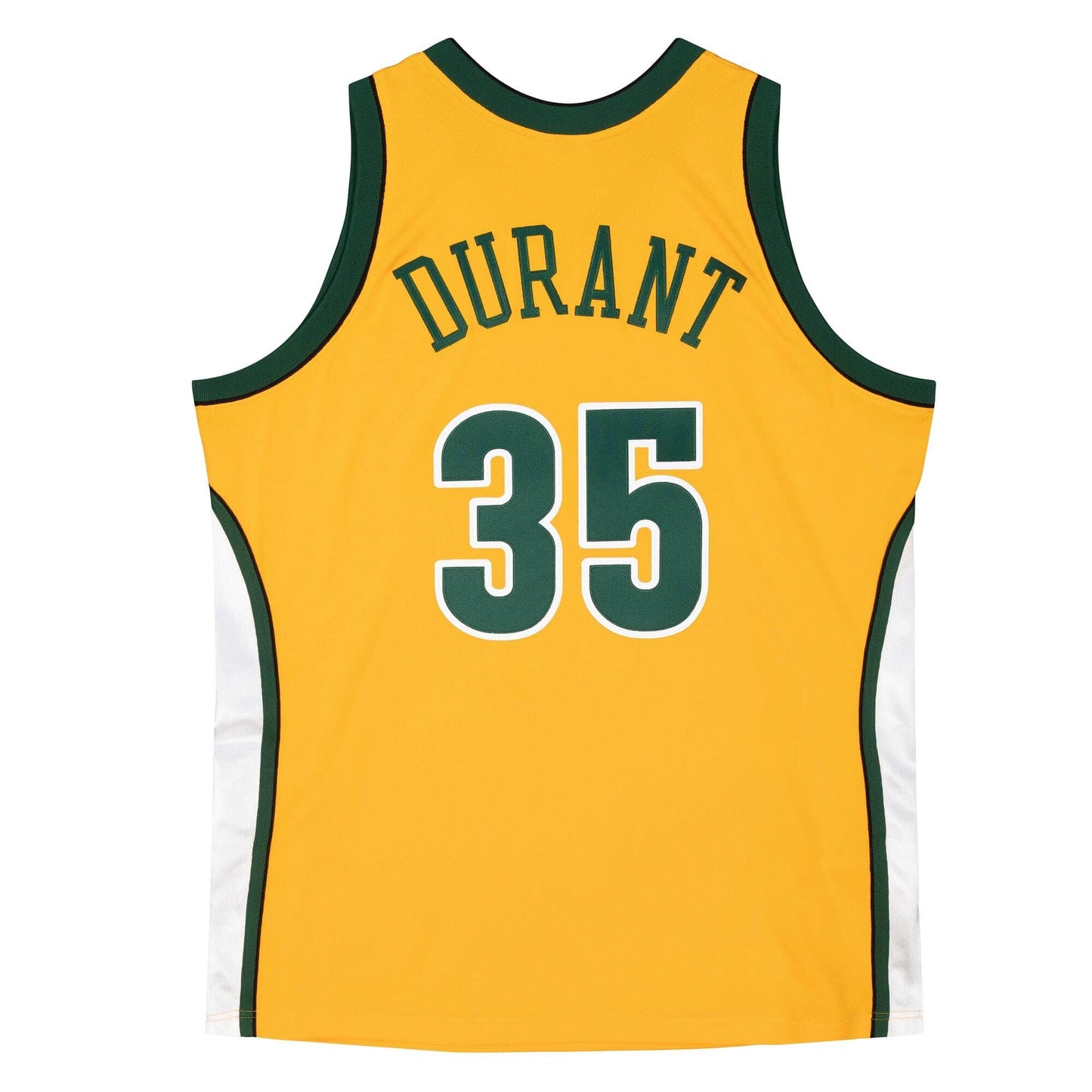 SuperSonics No. 35 yellow 07-08 season Mitchell retro jersey-Kevin Durant basketball jersey product view 2