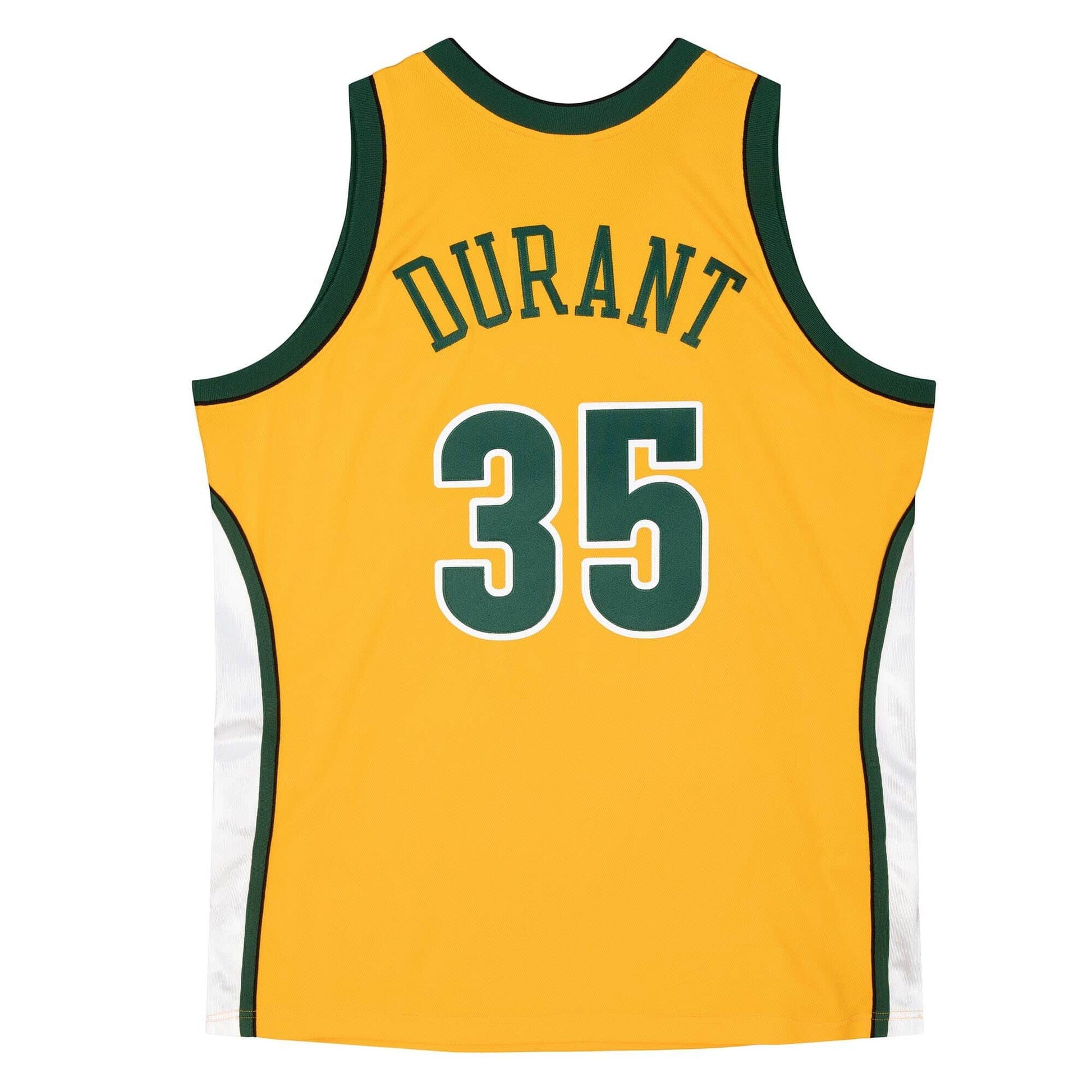 SuperSonics No. 35 yellow 07-08 season Mitchell retro jersey-Kevin Durant basketball jersey product view 2