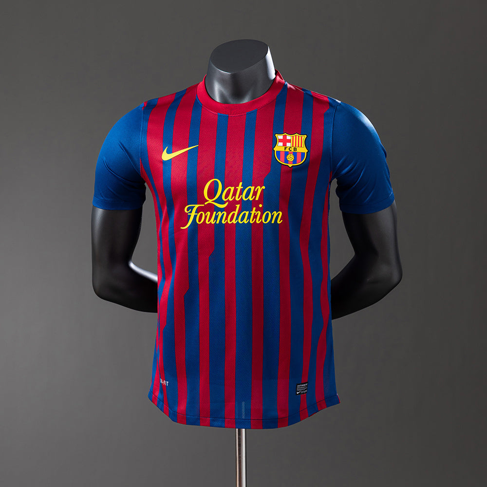 Barcelona 11/12 Home Player Version Retro Jersey sports jersey product view 1