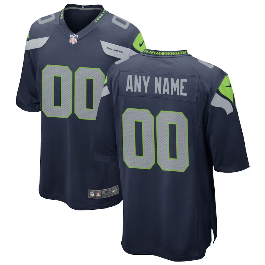 Custom Seattle Seahawks Jersey football jersey product view 1
