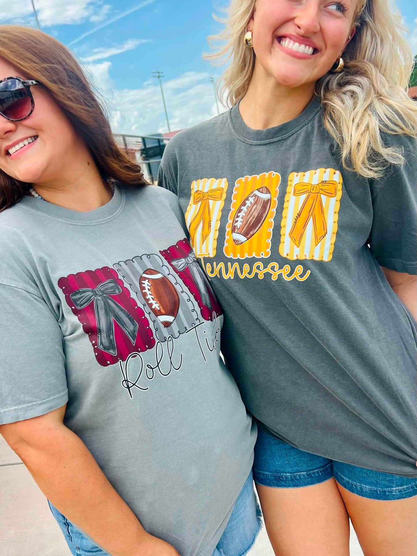 Game Day Trio Football Custom GAME91 Dtf Graphic Unisex T-shirt, Sweatshirt, Hoodie, Long Sleeve Tee - T-Shirt, Sweatshirt, Hoodie