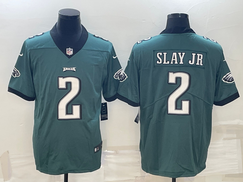 Men's Philadelphia Eagles Darius Slay Jr. Midnight Green Game Jersey football jersey product view 1