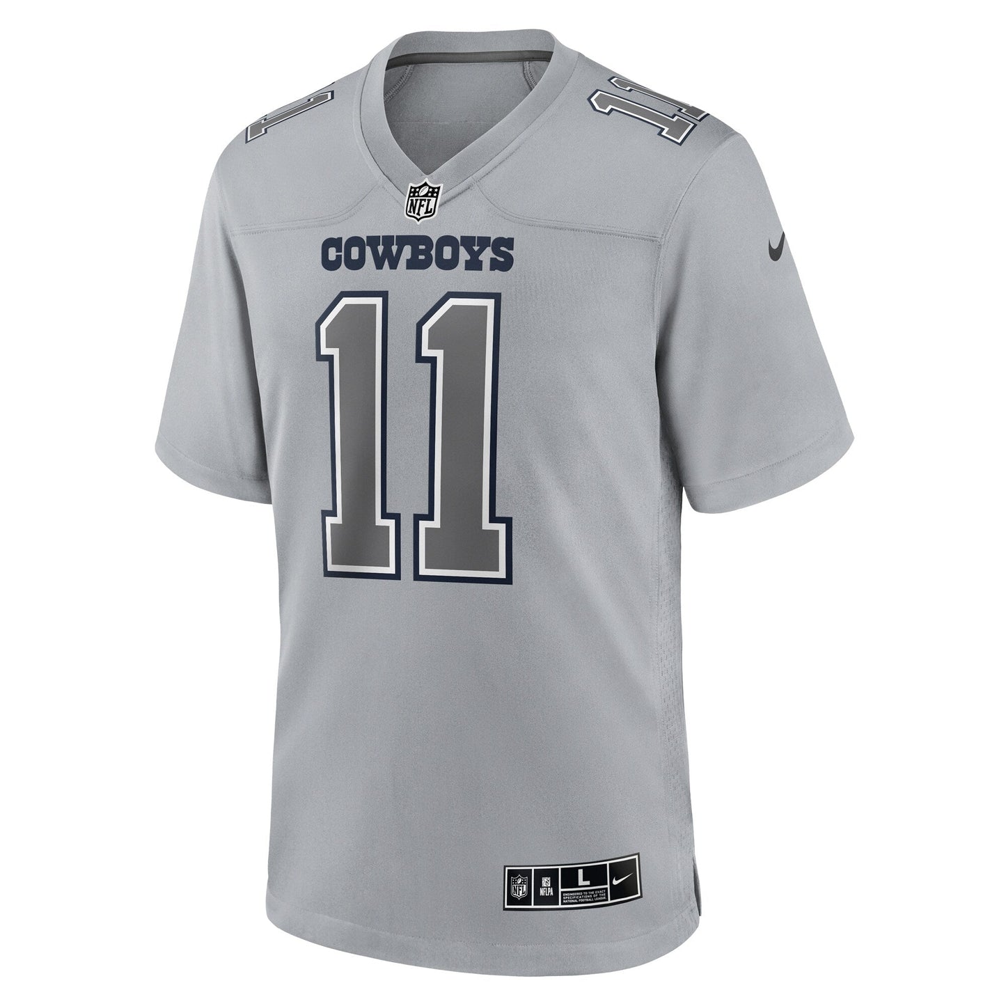 Micah Parsons Dallas Cowboys Atmosphere Fashion Game Jersey - Gray football jersey product view 2