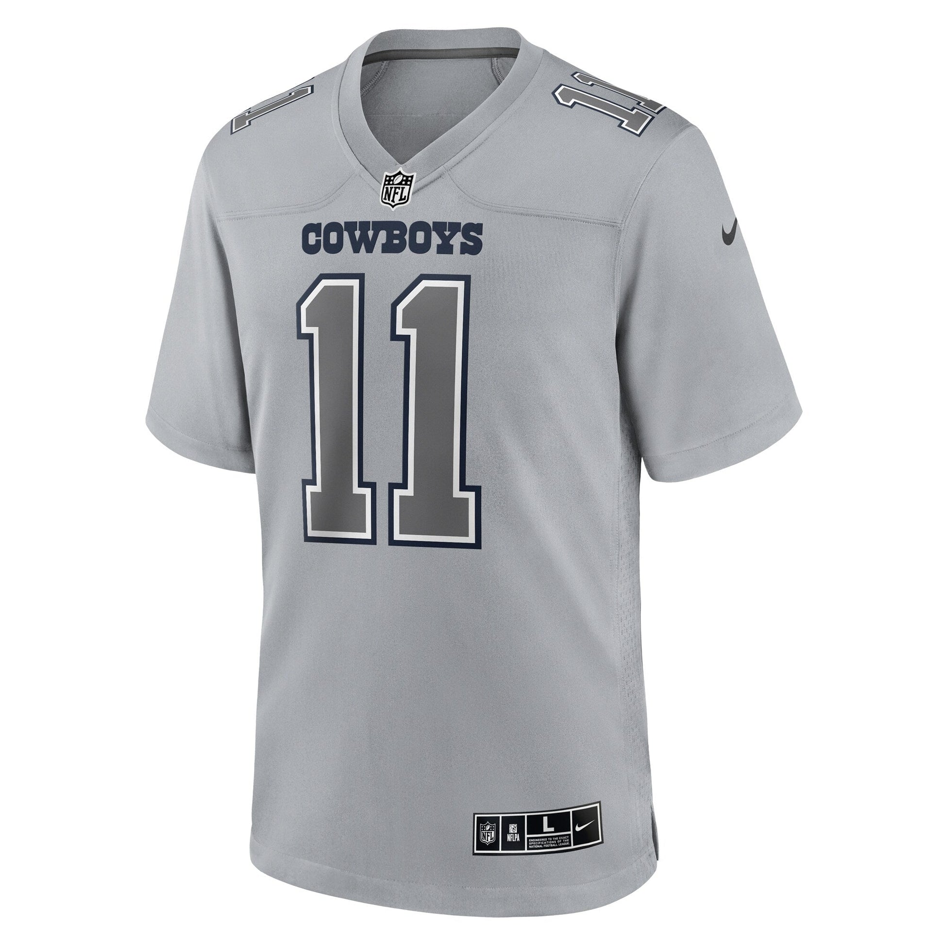 Micah Parsons Dallas Cowboys Atmosphere Fashion Game Jersey - Gray football jersey product view 2
