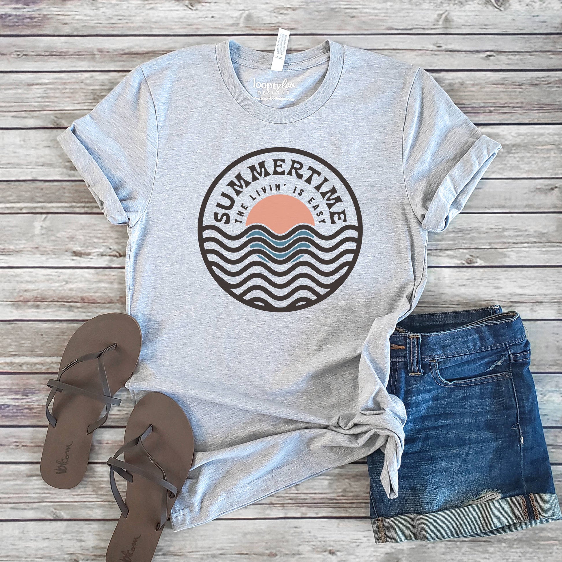 Summertime Tee | Summer | Sunset | Beach | Sizes XS-2XL Unisex T-shirt, Sweatshirt, Hoodie, Long Sleeve Tee - T-Shirt, Sweatshirt, Hoodie