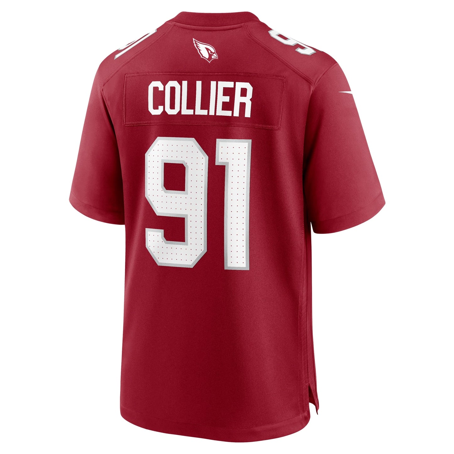 L.J. Collier Arizona Cardinals Team Game Jersey - Cardinal football jersey product view 3