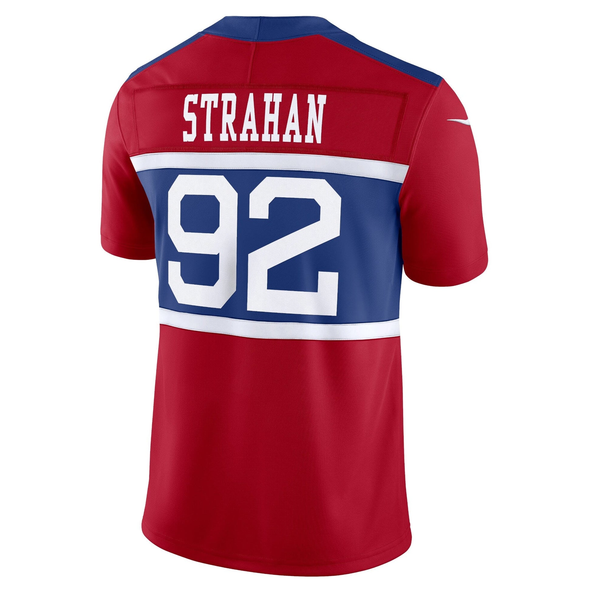 Michael Strahan New York Giants Alternate Vapor F.U.S.E. Retired Limited Jersey - Century Red football jersey product view 3