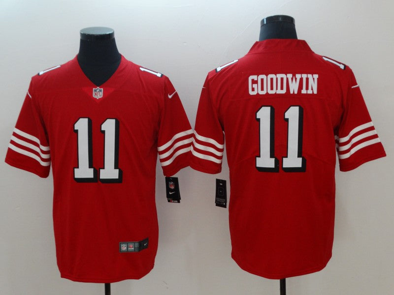 Men's San Francisco 49ers Marquise Goodwin Red Game Jersey football jersey product view 1