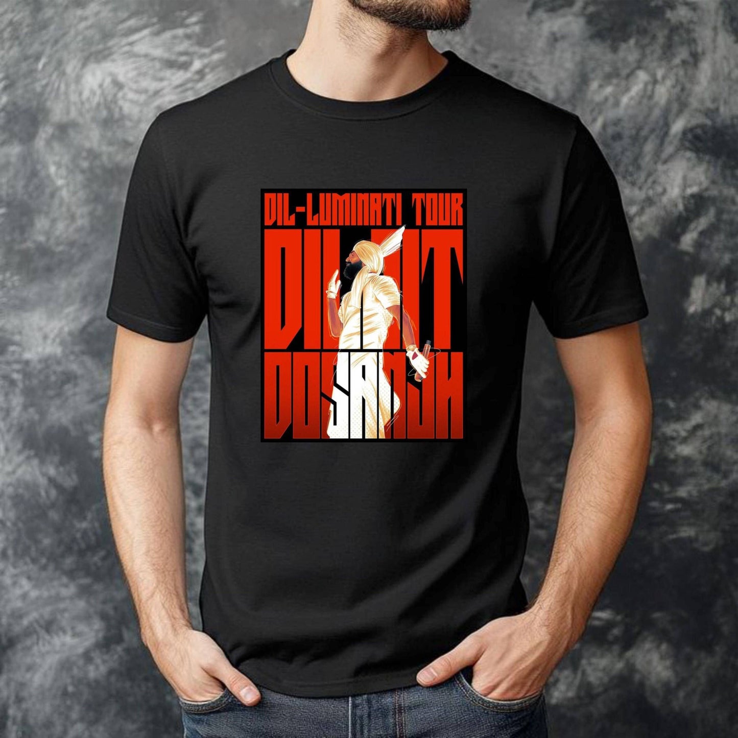 Diljit Dosanjh Uk Tour 2024 T-Shirt, Punjabi Singer Gift Unisex T-shirt, Sweatshirt, Hoodie, Long Sleeve Tee - T-Shirt, Sweatshirt, Hoodie