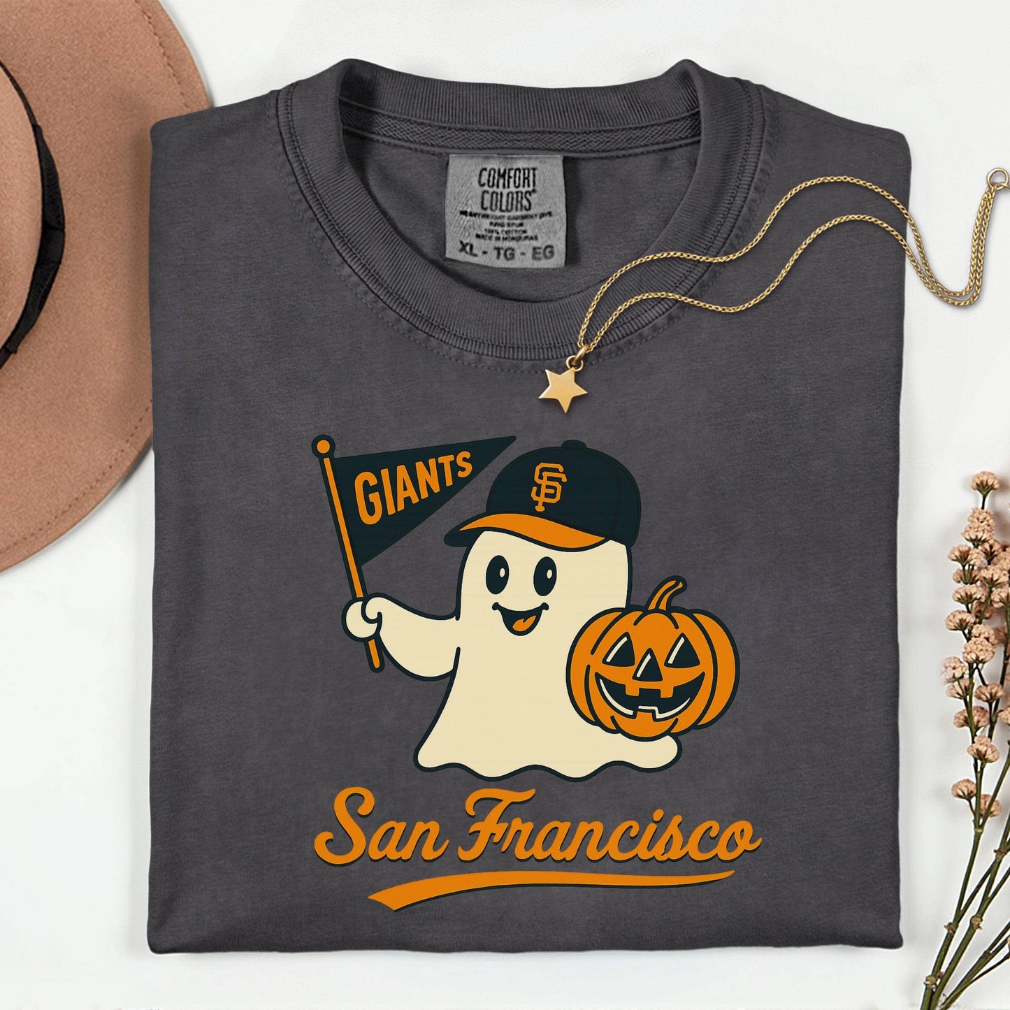 San Francisco Giants Halloween Ghost T-Shirt Unisex T-shirt, Sweatshirt, Hoodie, Long Sleeve Tee - T-Shirt, Sweatshirt, Hoodie