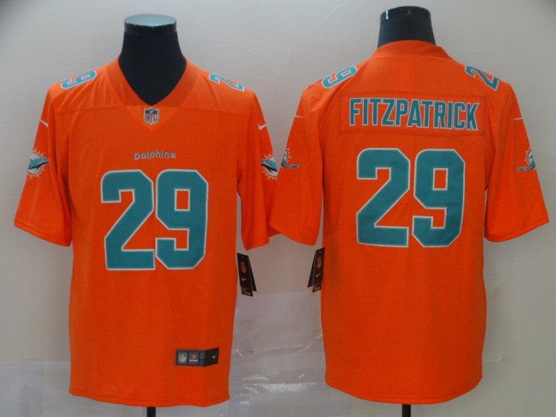 Men's Miami Dolphins Ryan Fitzpatrick #29 Orange Inverted Legend Jersey1 football jersey product view 1
