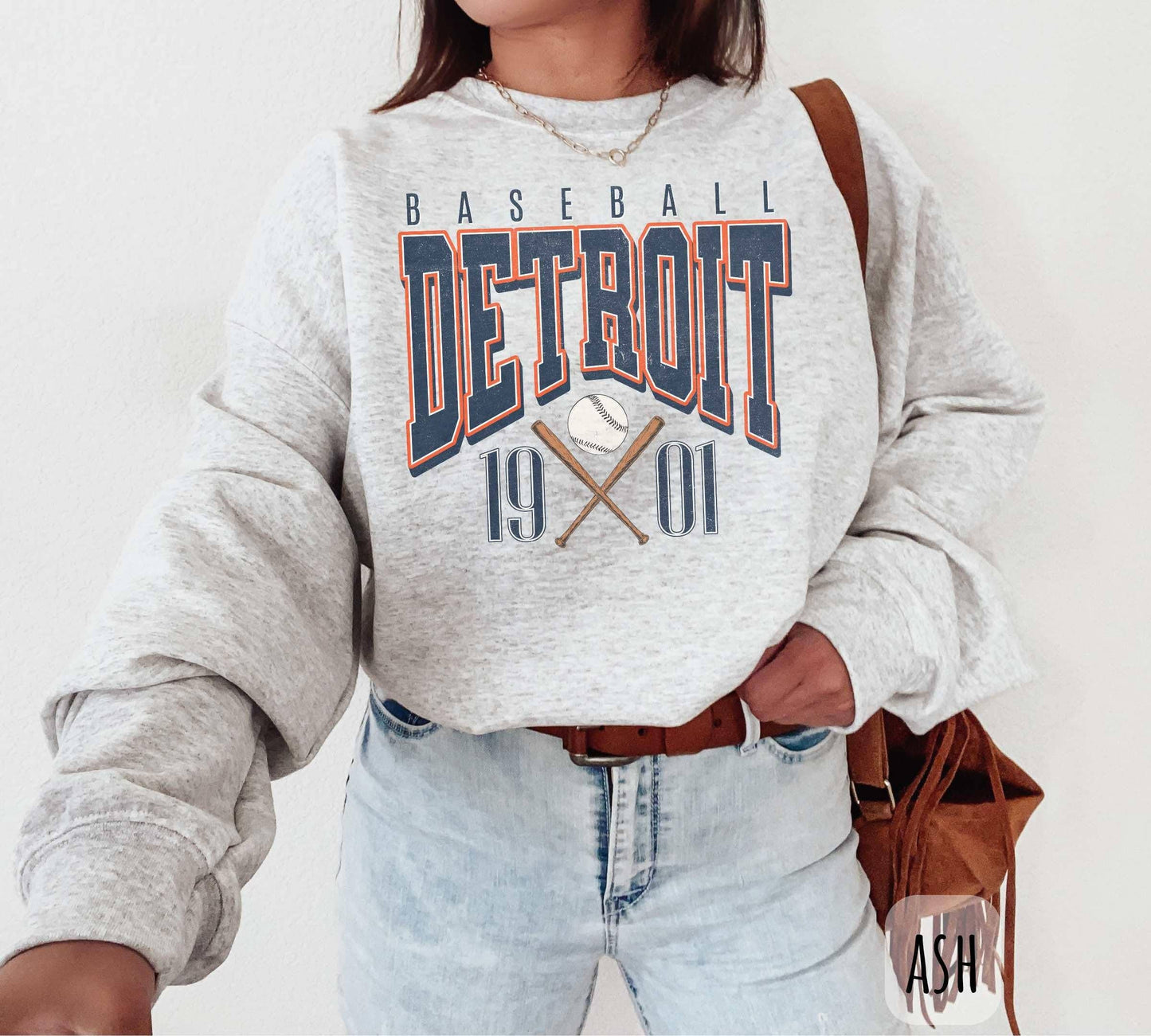 Retro Detroit Baseball Sweatshirt For Michigan Sports Fan Unisex T-shirt, Sweatshirt, Hoodie, Long Sleeve Tee - T-Shirt, Sweatshirt, Hoodie