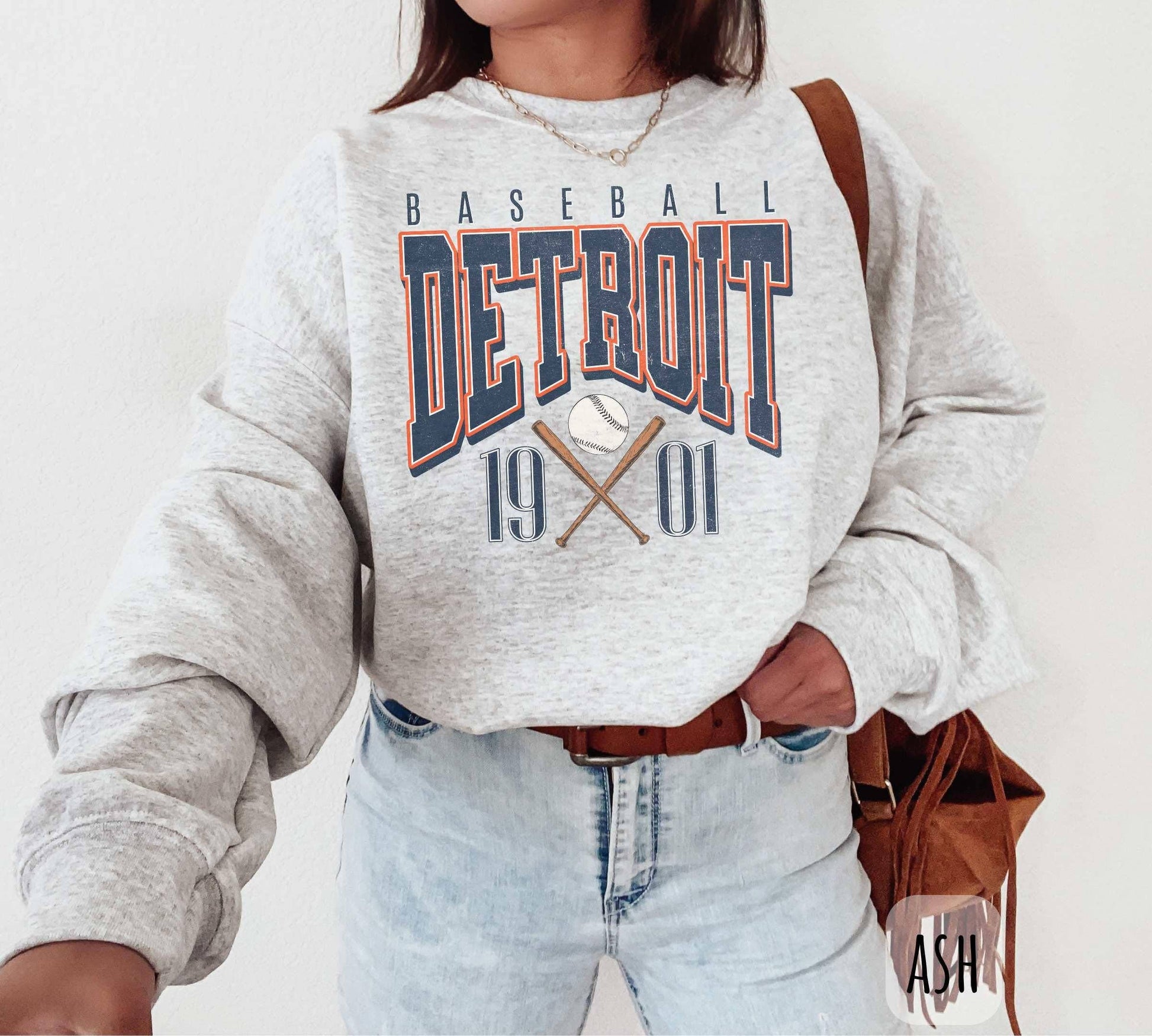 Retro Detroit Baseball Sweatshirt For Michigan Sports Fan Unisex T-shirt, Sweatshirt, Hoodie, Long Sleeve Tee - T-Shirt, Sweatshirt, Hoodie