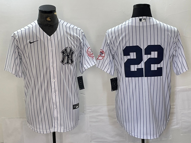 Men's New York Yankees Juan Soto White Limited Name Jersey baseball jersey product view 1