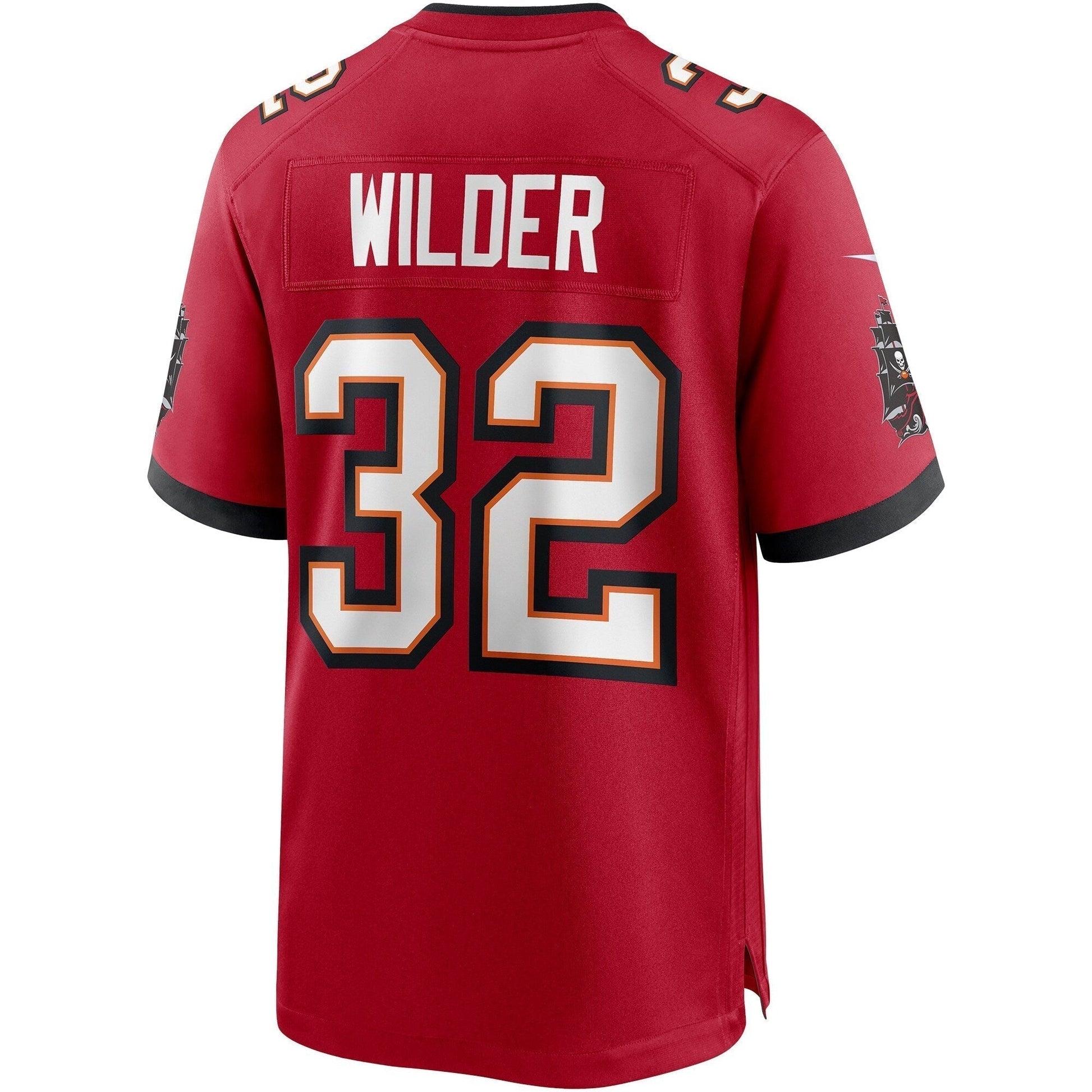 James Wilder Tampa Bay Buccaneers Game Retired Jersey - Red football jersey product view 3
