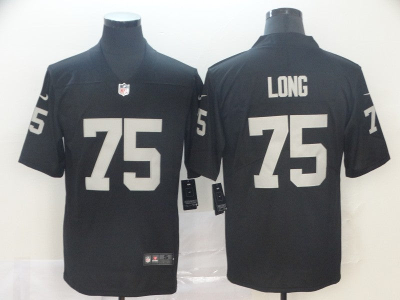Men's Las Vegas Raiders Howie Long #75 Black Game Player Jersey1 football jersey product view 1