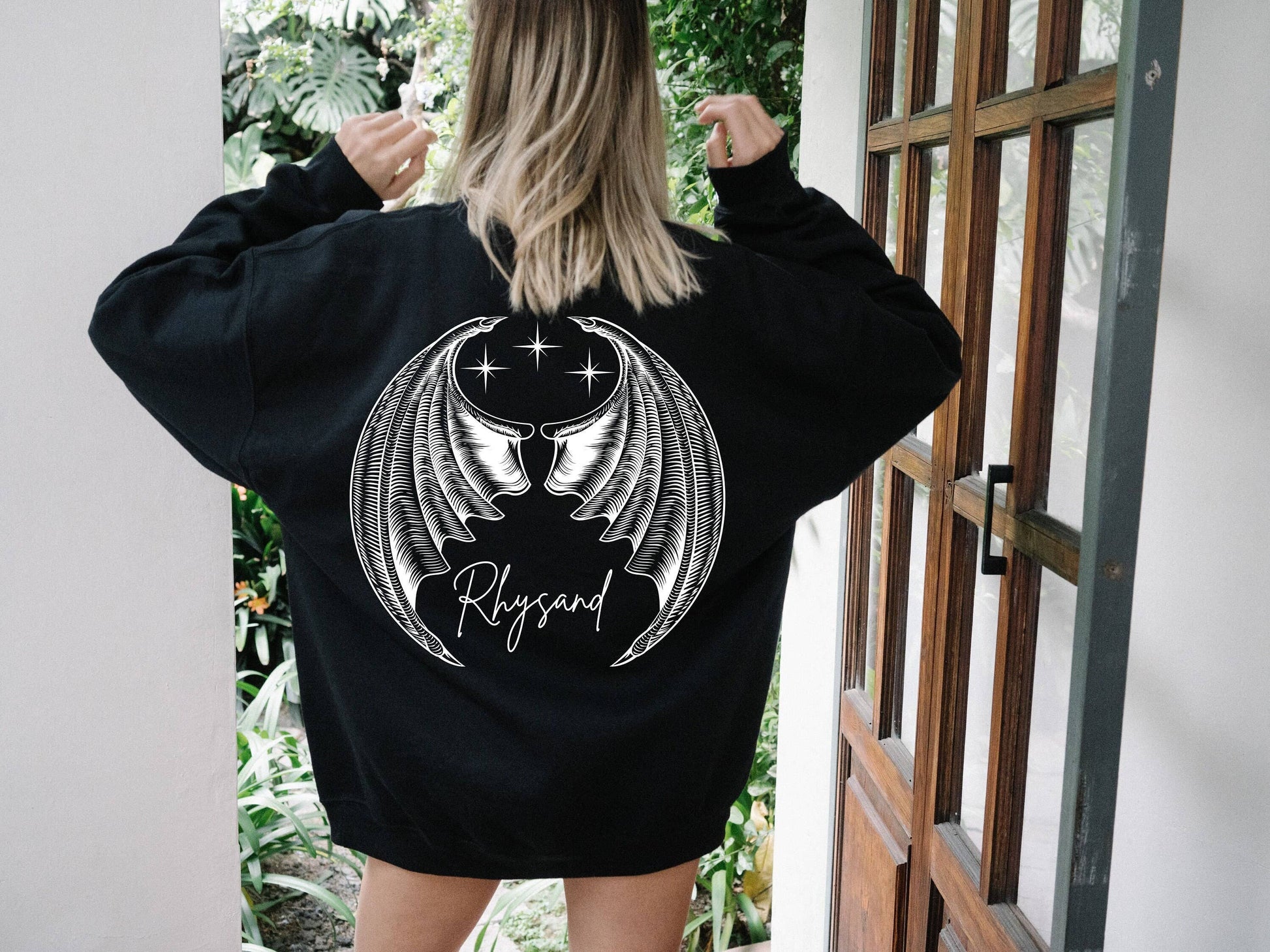 Rhysand Acotar Velaris Back Design Sweatshirt Tshirt Unisex T-shirt, Sweatshirt, Hoodie, Long Sleeve Tee - T-Shirt, Sweatshirt, Hoodie