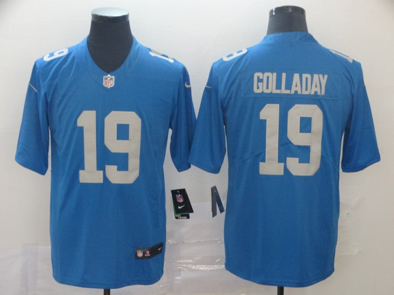 Men's Detroit Lions Kenny Golladay Blue Game Jersey football jersey product view 1