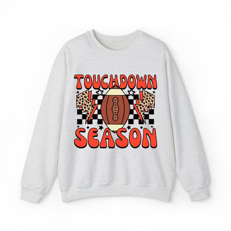 Cute Football Season Crewneck Sweatshirt Unisex T-shirt, Sweatshirt, Hoodie, Long Sleeve Tee - T-Shirt, Sweatshirt, Hoodie