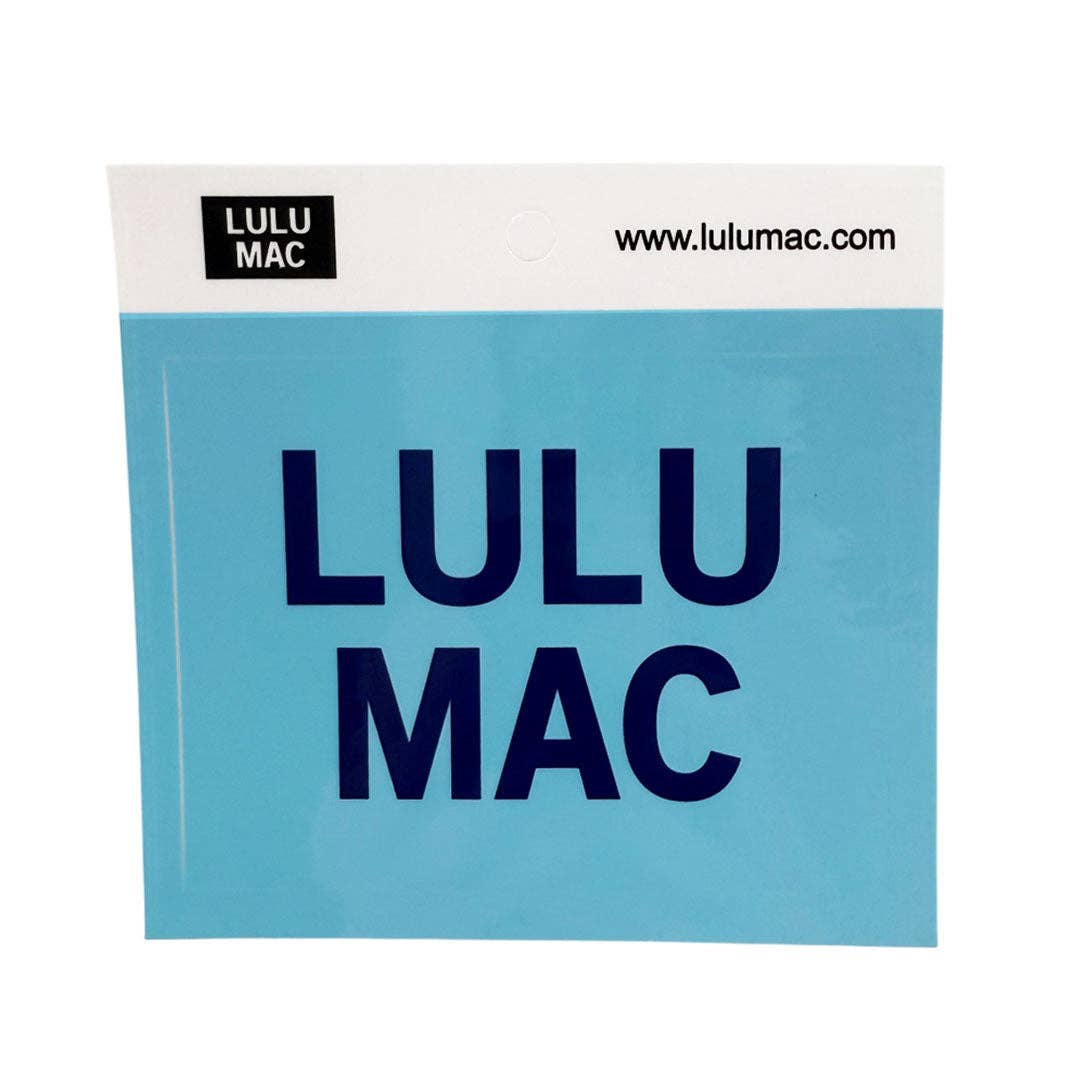 Lulu Mac Decal/Sticker-Blue/Navy Unisex T-shirt, Sweatshirt, Hoodie, Long Sleeve Tee - T-Shirt, Sweatshirt, Hoodie