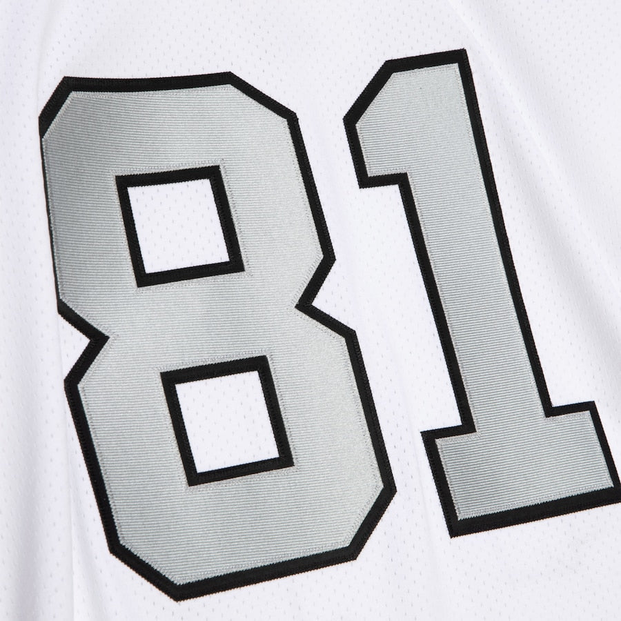 Men's Tim Brown White Los Angeles Raiders 1994 Jersey football jersey product view 3