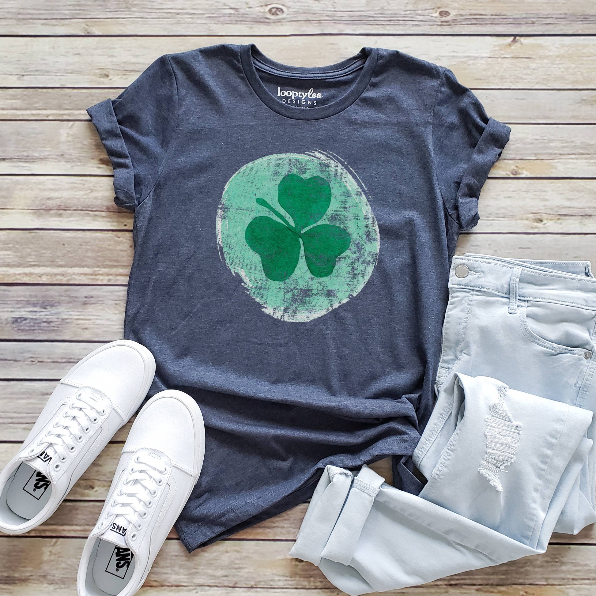 Classic Clover Tee | St. Patrick's Day | Sizes XS-2XL Unisex T-shirt, Sweatshirt, Hoodie, Long Sleeve Tee - T-Shirt, Sweatshirt, Hoodie