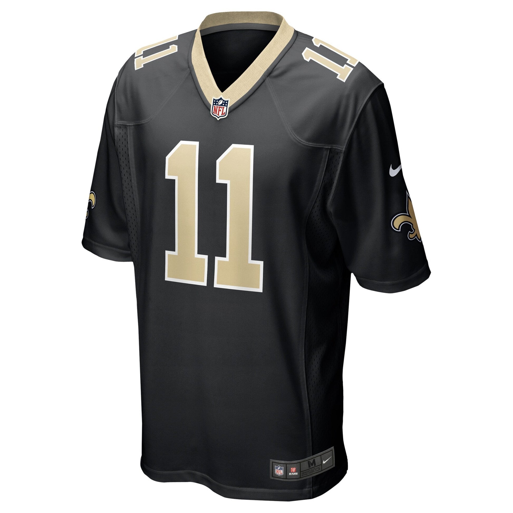 Cameron Dantzler Sr New Orleans Saints Game Jersey - Black football jersey product view 2