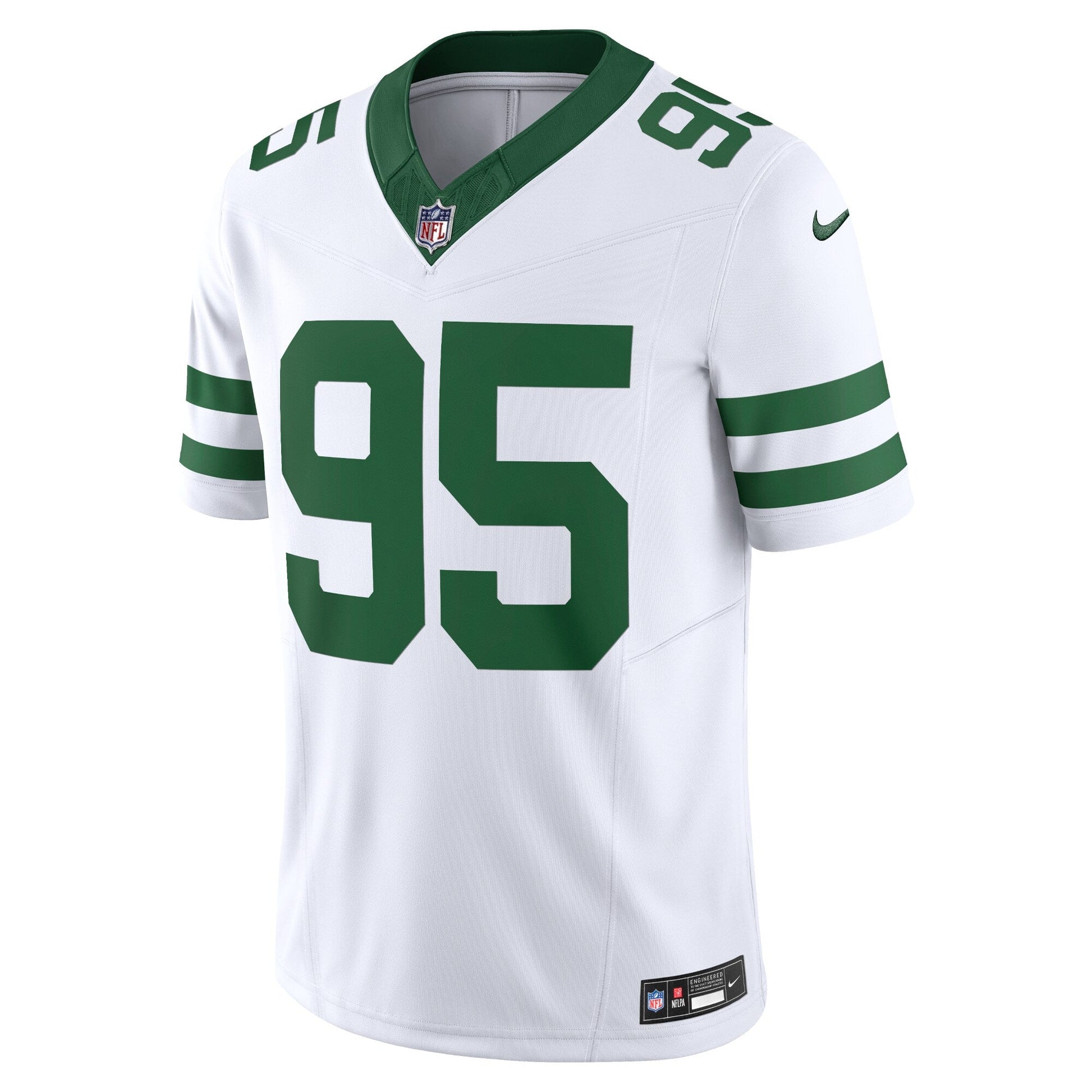 Quinnen Williams New York Jets Vapor F.U.S.E. Limited Jersey - Legacy White football jersey product view 2